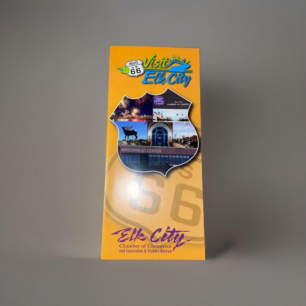 Travel Leaflet Elk City Oklahoma Attractions Dining Events Lodging QR Codes